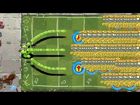 PvZ 2 100 Plant vs 100 Zombie - All Plants Level 1 Vs Easter Imp Zombie - Who is best ?