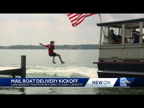 This Local News Report About Young People Competing For A Mailboat Job Where They Have To Jump On And Off A Moving Boat Is Absolutely Bonkers