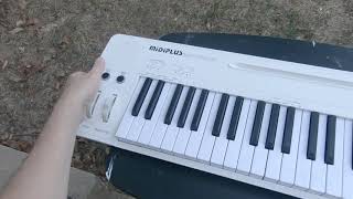 Video thumbnail for Review of the Midiplus Easy Piano by BobHowToAndTravel