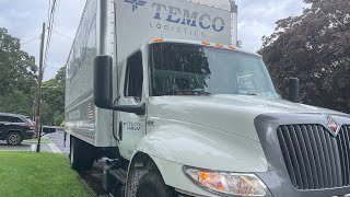 Temco Logistics International MV Truck Pictures, Startup, and Leaving