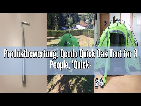 Produktbewertung: Qeedo Quick Oak Tent for 3 People, 'Quick-Up System' Puts up Tent in Seconds, grey
