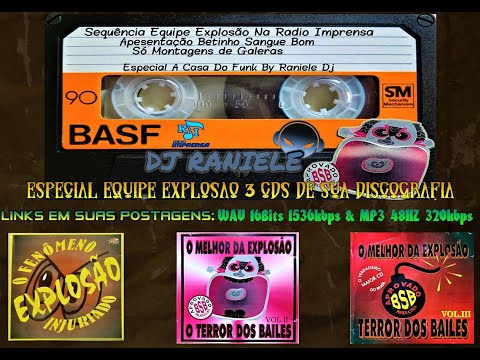 3 CDS Liberado Equipe Explosão & Seq Na Rádio Apresentação Betinho Sangue Bom (Só Galera)