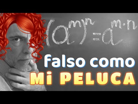PROPIEDAD POTENCIA DE UNA POTENCIA. ¡No siempre se cumple!