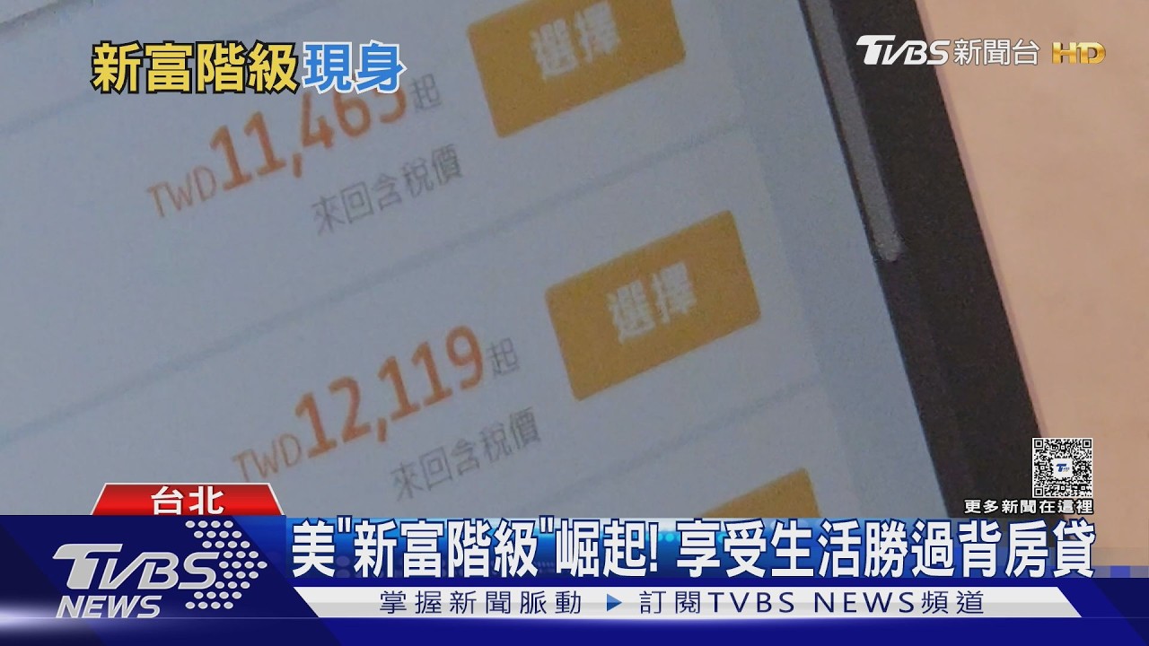 影音／高房價買不起！台人寧投股市　美「新富階級」享樂不存錢