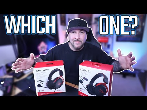 HyperX Cloud Alpha and Cloud II Headsets Unboxing | Review and Comparison | PS4, PC, XBOX ONE