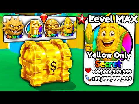 Starting Over as NOOB with YELLOW ONLY in Brainrot Evolution!