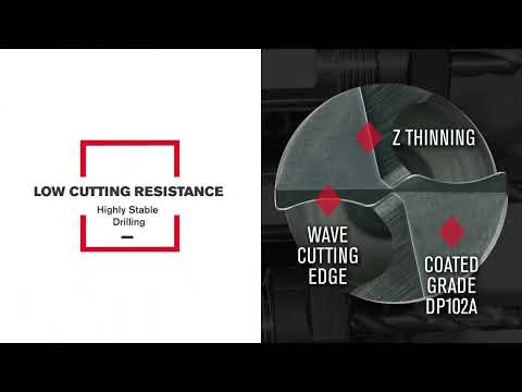 DIAEDGE DWAE WSTAR Drill Series Solid Carbide Drills for Swiss-Type Automatic and Small CNC Lathes