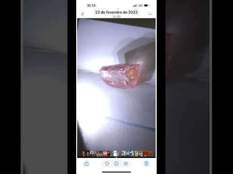 Diamante Rosa achando em SAO goncalo do abaete mg 38 kilates