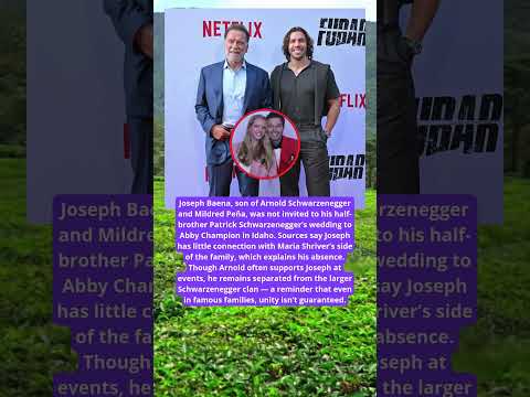 Joseph Baena Snubbed from Patrick Schwarzenegger’s Wedding 💔 #shorts #patrickschwarzenegger #joseph