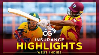 Highlights | West Indies vs South Africa | Lewis & Gayle Star! | 1st CG Insurance T20I 2021