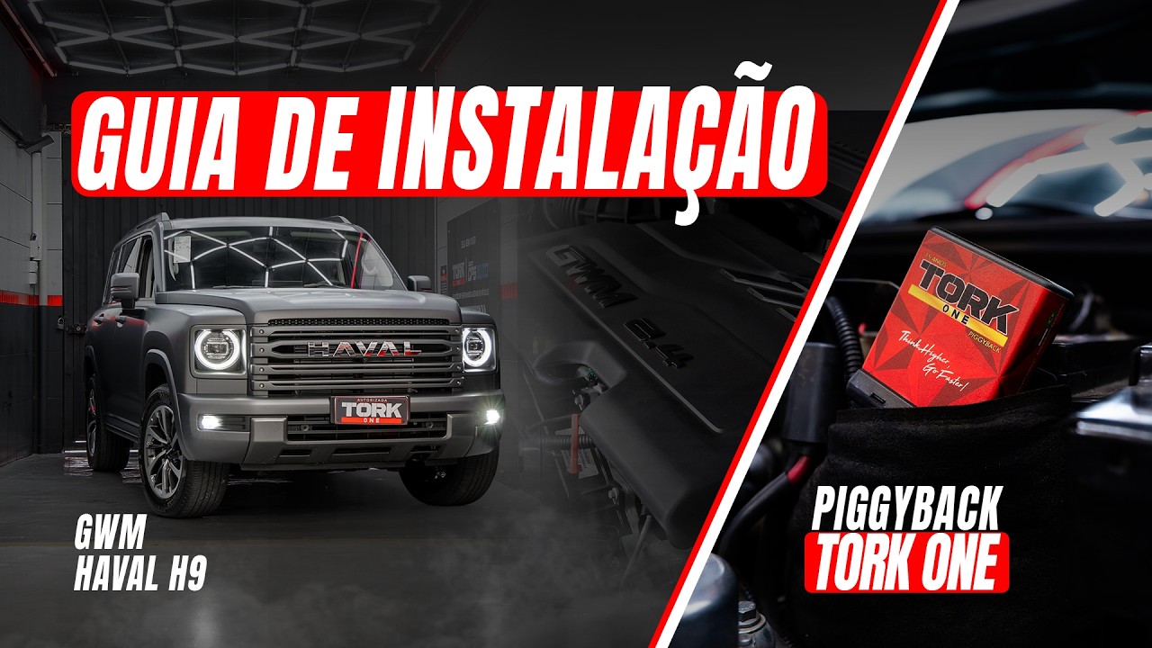 Como Instalar o Piggyback Tork One no Motor 2.4 Turbo GWM | Haval H9 e Poer P30