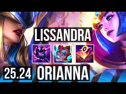 LISSANDRA vs ORIANNA (MID) | Perfect KDA: 12/0/3 | EUW Master | 25.24