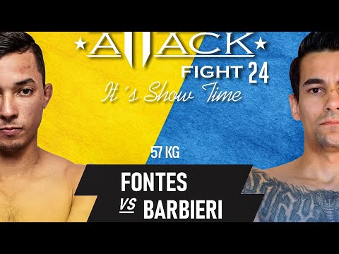 Full Fight - Felipe Fontes vs André Barbieri -  Divisão até 57kgs - @attackfight #muaythai 🇧🇷🇹🇭
