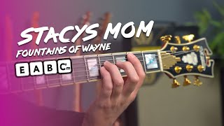 Stacy's Mom Guitar Tutorial + solo