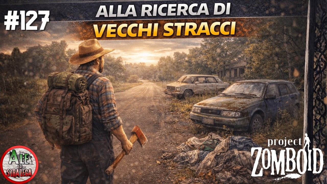 RACCOGLIAMO STRACCI SPORCHI || PROJECT ZOMBOID || RUN 1 BUILD 42 || LA FUGA DI ARTEMIO #127
