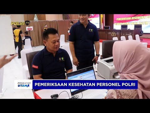 POLDA KALTIM LAKSANAKAN PEMERIKSAAN KESEHATAN BERKALA BAGI PEJABAT UTAMA