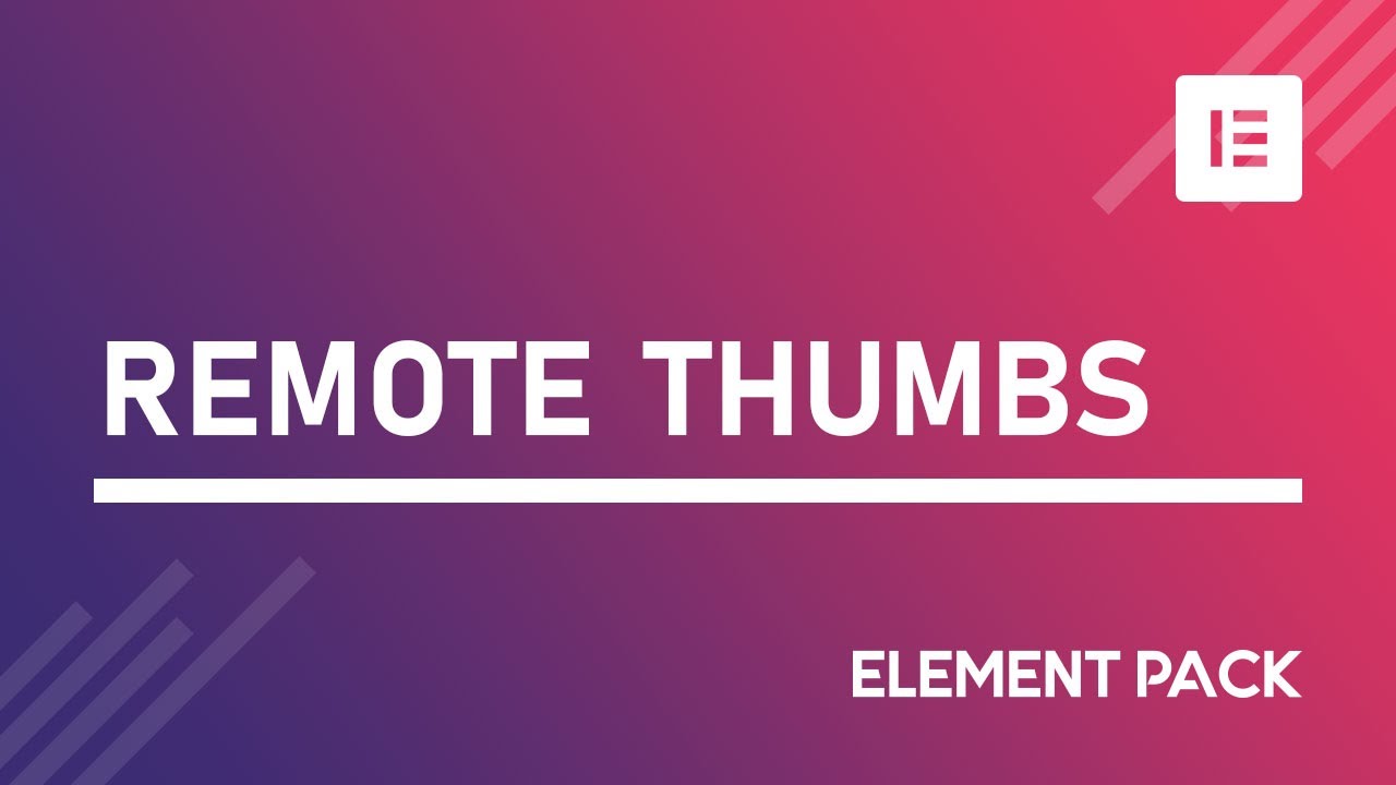 Remote Thumbs Video Thumbnail