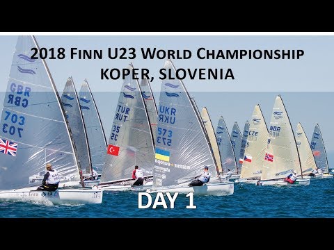Highlights from Day 1 at the U23 Finn World Championship in Koper, Slovenia