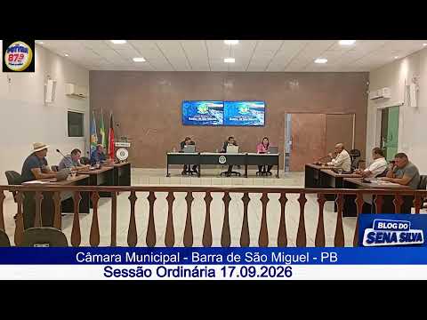 Câmara Municipal de Barra de São Miguel - PB 17.09.2026