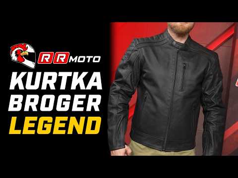 BROGER LEGEND _ skórzana kurtka motocyklowa | klasyczny styl i certyfikat AA