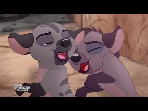 The Lion Guard Rescue In The Outlands - Jasiri Plays With Tunu & Wema And Janja's Attack Scene [HD]
