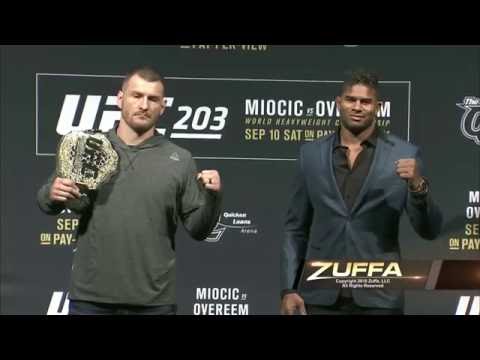 UFC 203: Pre-fight Press Conference Faceoffs