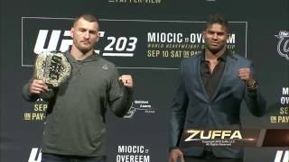 UFC 203: Pre-fight Press Conference Faceoffs by UFC