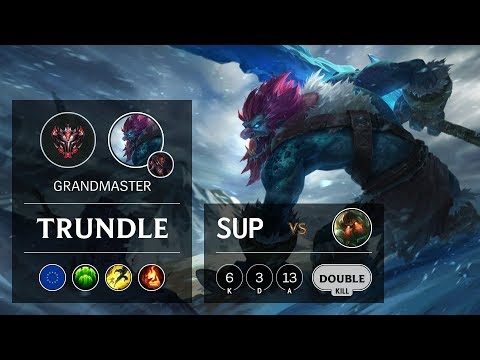 Trundle Support vs Nautilus - EUW Grandmaster Patch 9.13