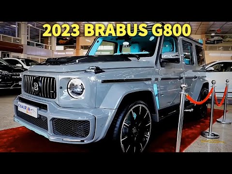 2023 Tiffany blue Mercedrs-Benz G63 AMG Brabus G800 // savage Luxury SUV on detail