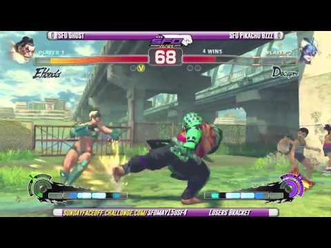 SFO Monthly May 2015 - USF4 - Losers Bracket - SFO Ghost vs SFO Pikachu Bzzz