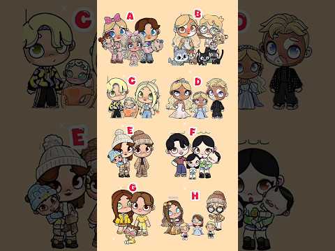 ABCD CHOOSE YOUR BEST AVATAR WORLD FAMILY!! 😍💕#avatarworld #shorts #pazu #pazuavatarworld #fun #fyp