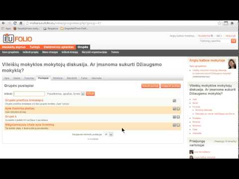 Lithuania - Video Lessons - 7 pamoka  Apie grupes ir pamokas