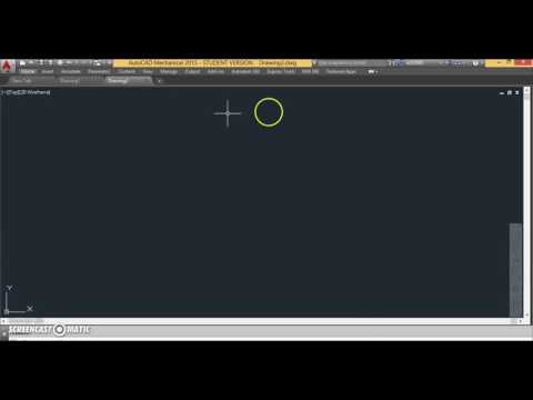 AutoCAD Mechanical 2017 Tutorial  Part 1