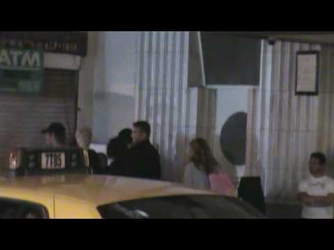 Tina Fey on set of her new movie Date Night