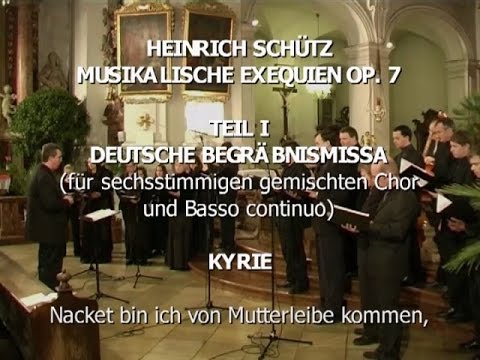 Heinrich Schütz – Musikalische Exequien op. 7 – Teil 1a - Kyrie eleison à 6 voces
