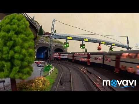 Modelleisenbahn Zug mitfahrt