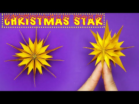 EASY DIY: Paper Snowflake DIY 3D - EASY Paper 3D Snowflake
