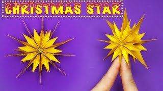 EASY DIY: Paper Snowflake DIY 3D - EASY Paper 3D Snowflake