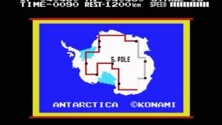Antartic Adventure MSX walkthrough