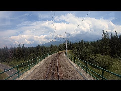 Vista do motorista - Štrbské Pleso a Tatranská Štrba - Rack Railway (Eslováquia)