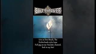 Bolt Thrower Live Den Bosch 27/01/1991 #boltthrower #deathmetal #realmofchaos #warmaster #IVcrusade