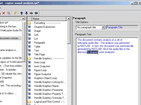 Learn Working with MATLAB Report Components - Mind Luster