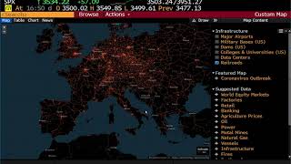 Bloomberg Terminal - Powerful Maps Data Overview