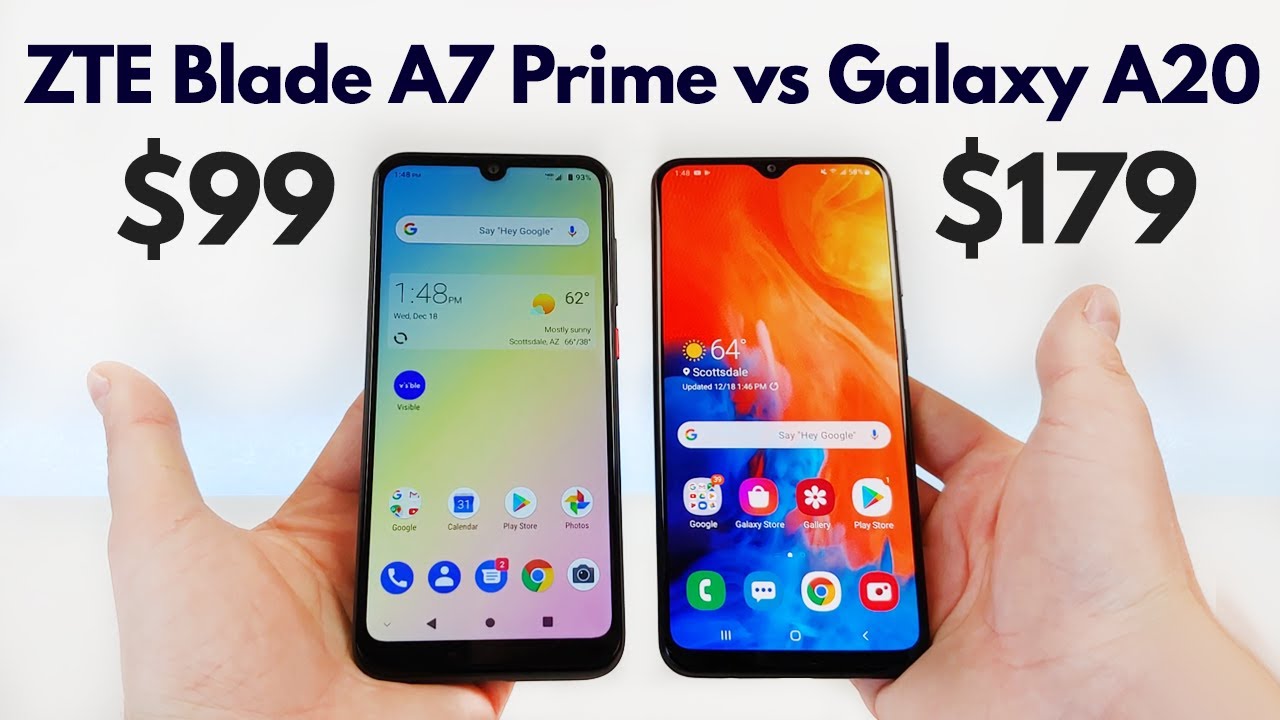 ZTE Blade A7 Prime vs Samsung Galaxy A20 - Who Will Win?