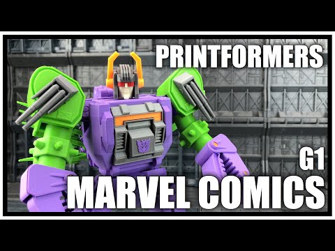 Customizer  Showcase: Printformers G1 Marvel Comics Transformers Scorponok