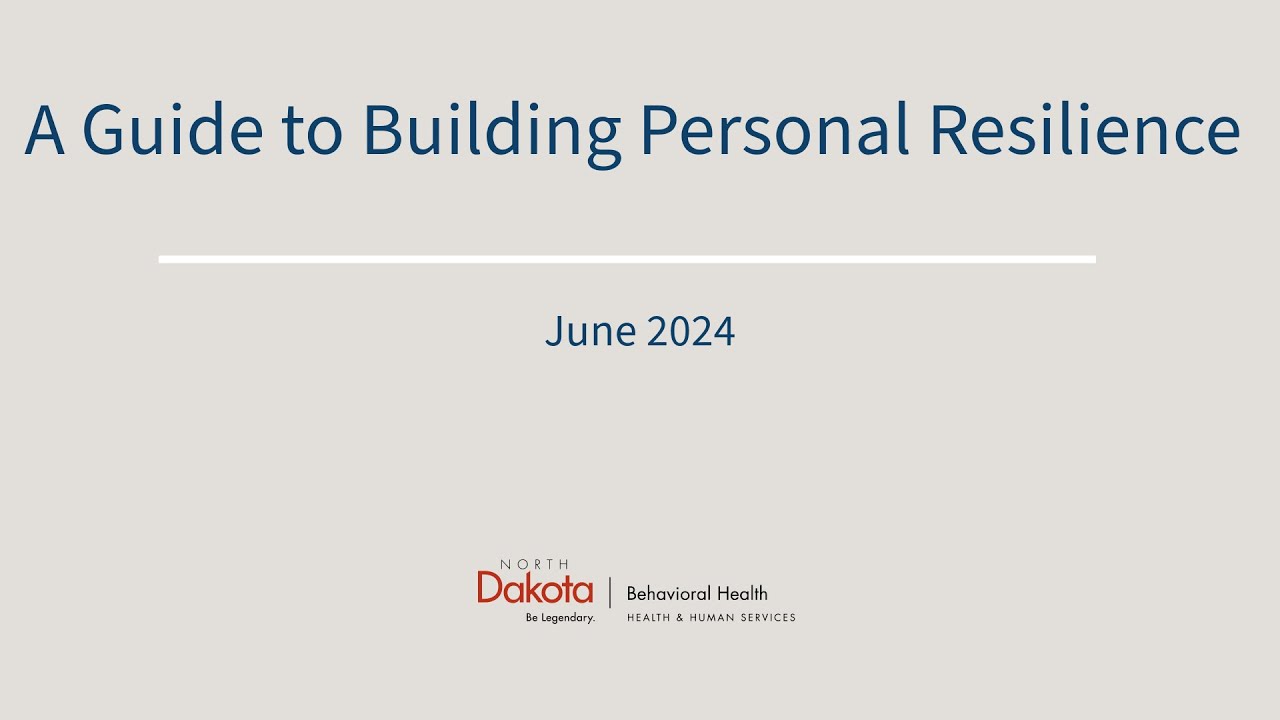 A Guide to Building Personal Resilience