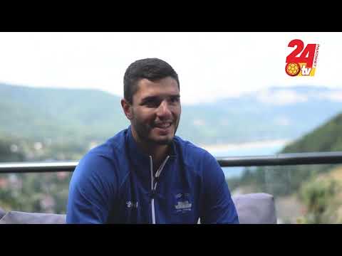 Новиот голман на РК Охрид, Даниел Ѓоргески на подготовките во Маврово