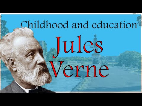 How was Jules Verne's childhood and education?
