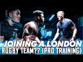 Training In England with Pro Rugby Players | The Rugby Trainer , Elijah Niko, Will Lafolafo