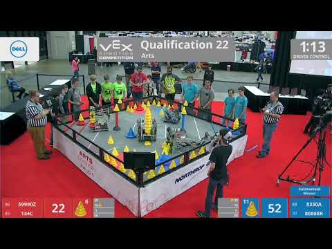 2018 VRC Arts Q22 - 59990Z 134C vs 8330A 86868R - 79 to 105